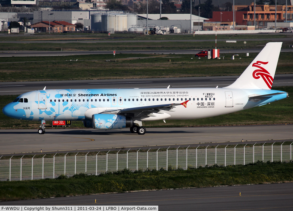 F-WWDU, 2011 Airbus A320-232 C/N 4633, C/n 4633 - Full special c/s now...