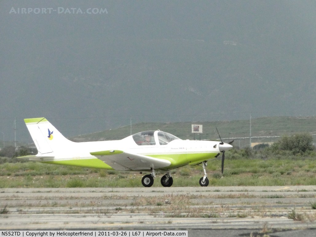 N552TD, 2003 Alpi Aviation Pioneer 300S C/N 92, Taxiing out of hanger area heading to runway 24