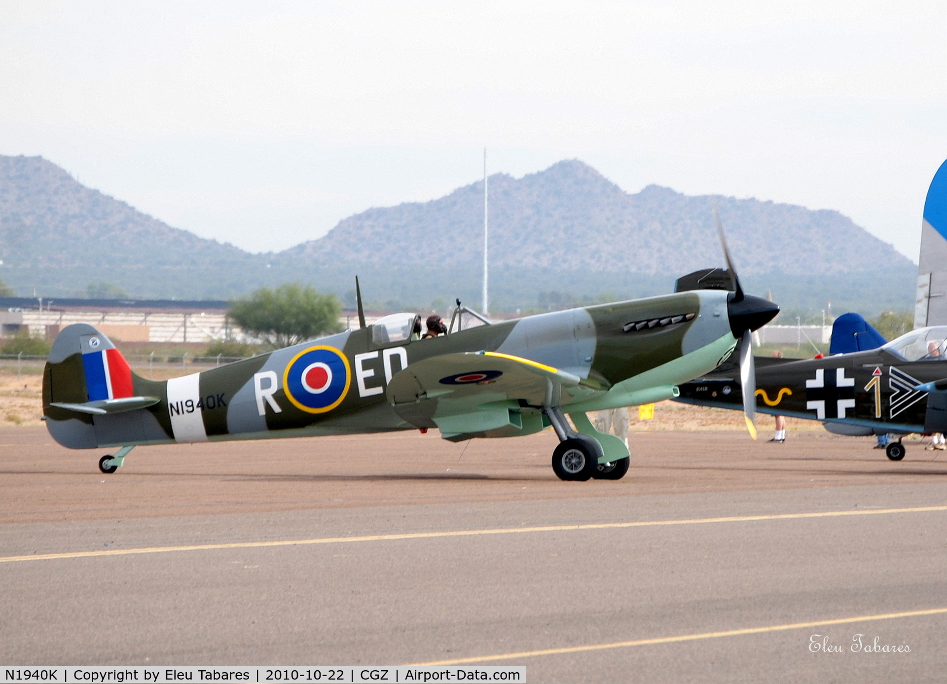 N1940K, 2003 Jurca MJ-100 Spitfire C/N MK9EX, Taken at the Copperstate Fly-In at Casa Grande, Arizona.