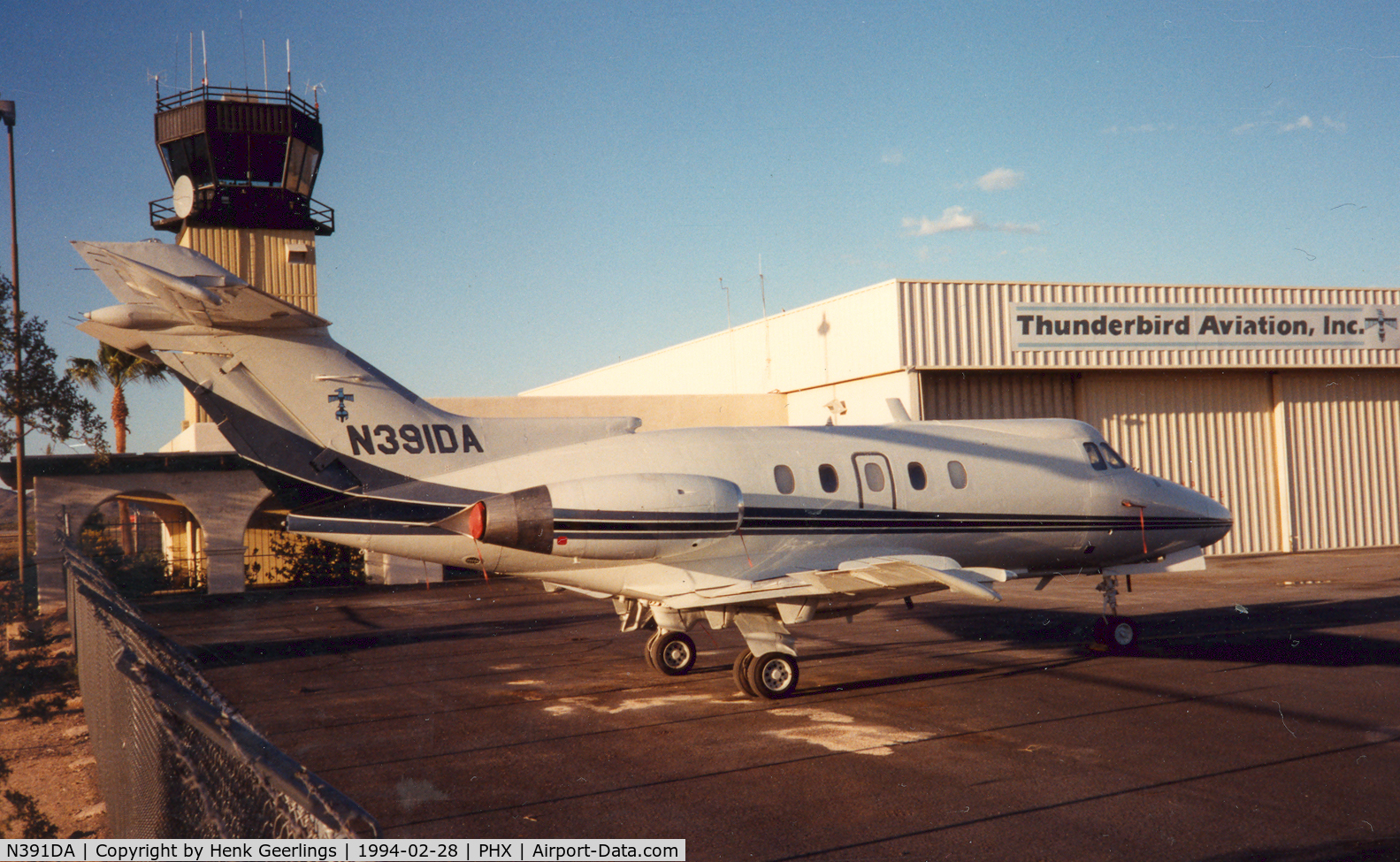 N391DA, 1966 Hawker Siddeley 125-1A C/N 25029, Thunderbird Aviation , Phoenix