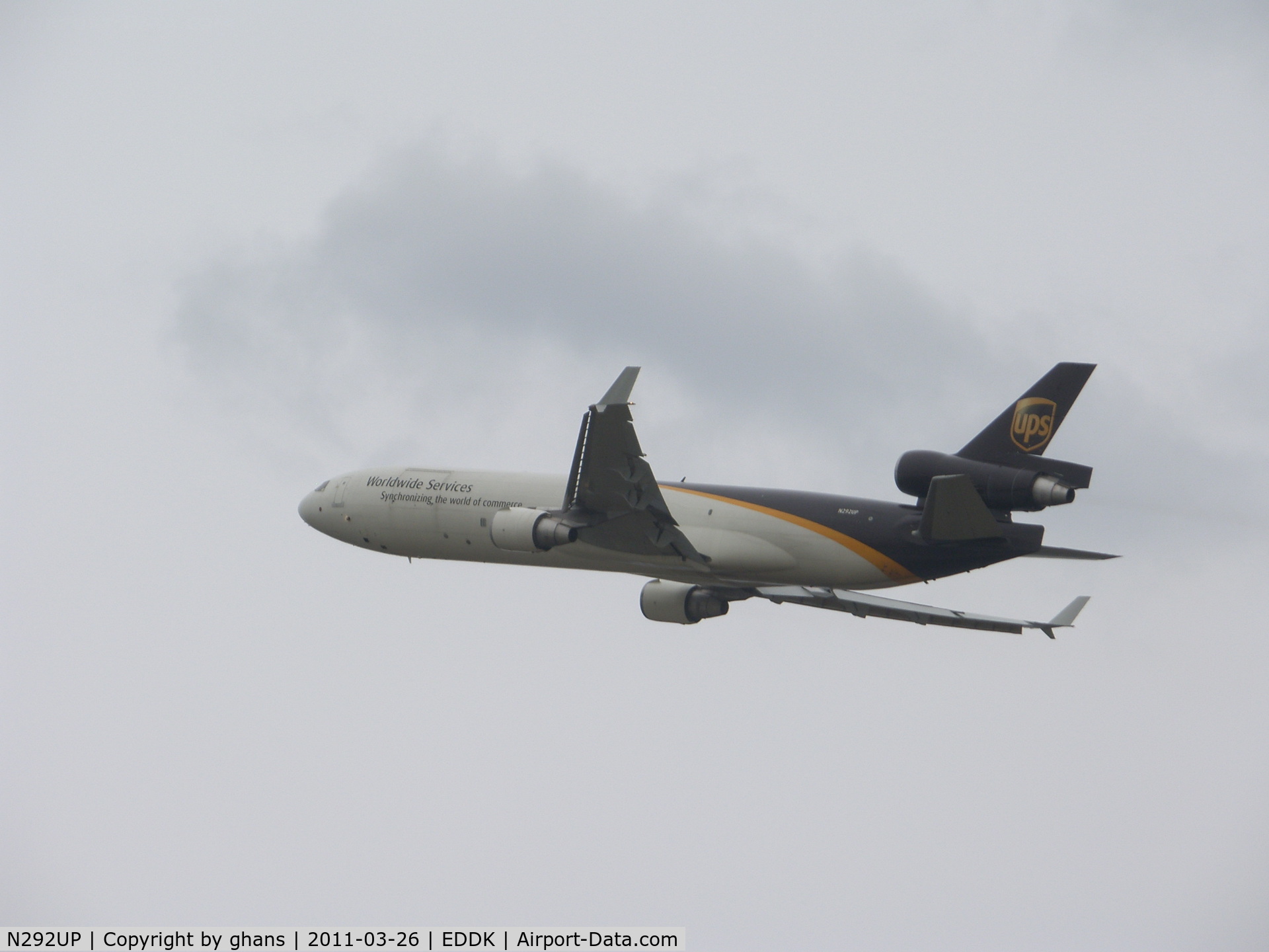 N292UP, 1993 McDonnell Douglas MD-11 C/N 48566, UPS