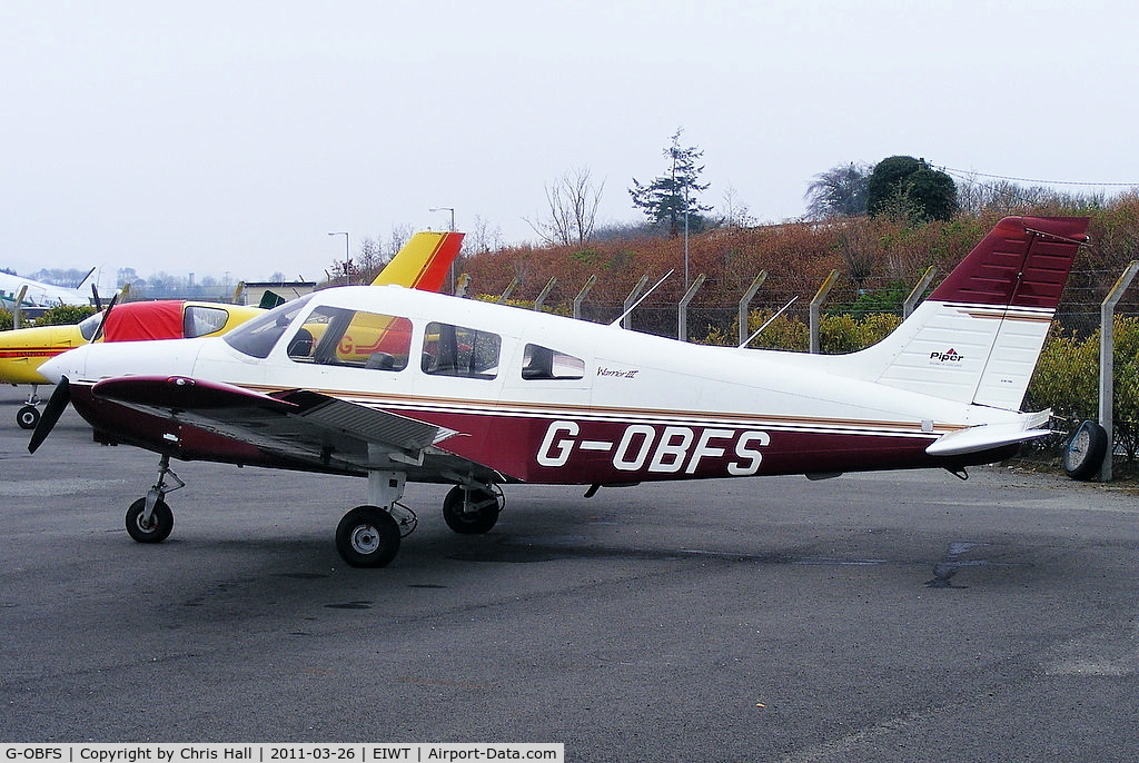 G-OBFS, 1998 Piper PA-28-161 Warrior III C/N 28-42039, Claris Aviation Ltd