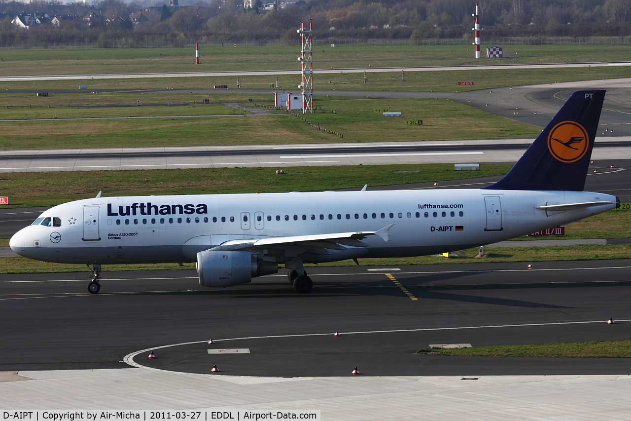 D-AIPT, 1990 Airbus A320-211 C/N 117, Lufthansa, Name: Cottbus