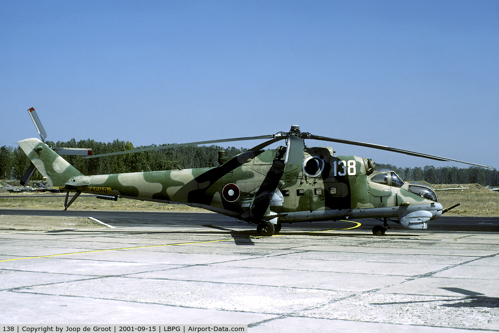 138, Mil Mi-24D Hind D C/N 150603, The Mi-24D wfu shortly after the Co-operative Key exercise.