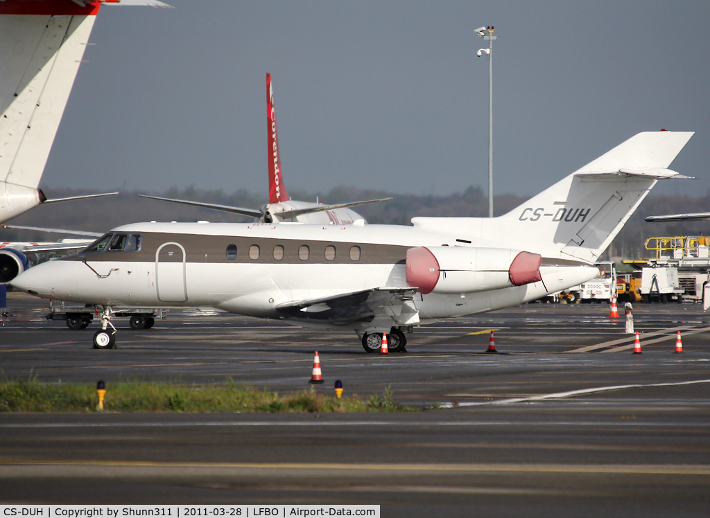 CS-DUH, 2009 Hawker Beechcraft 750 C/N HB-21, Parked at the General Aviation...