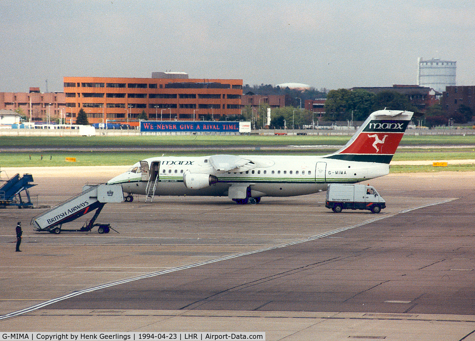 G-MIMA, 1987 British Aerospace BAe.146-200 C/N E2079, ManxLHR