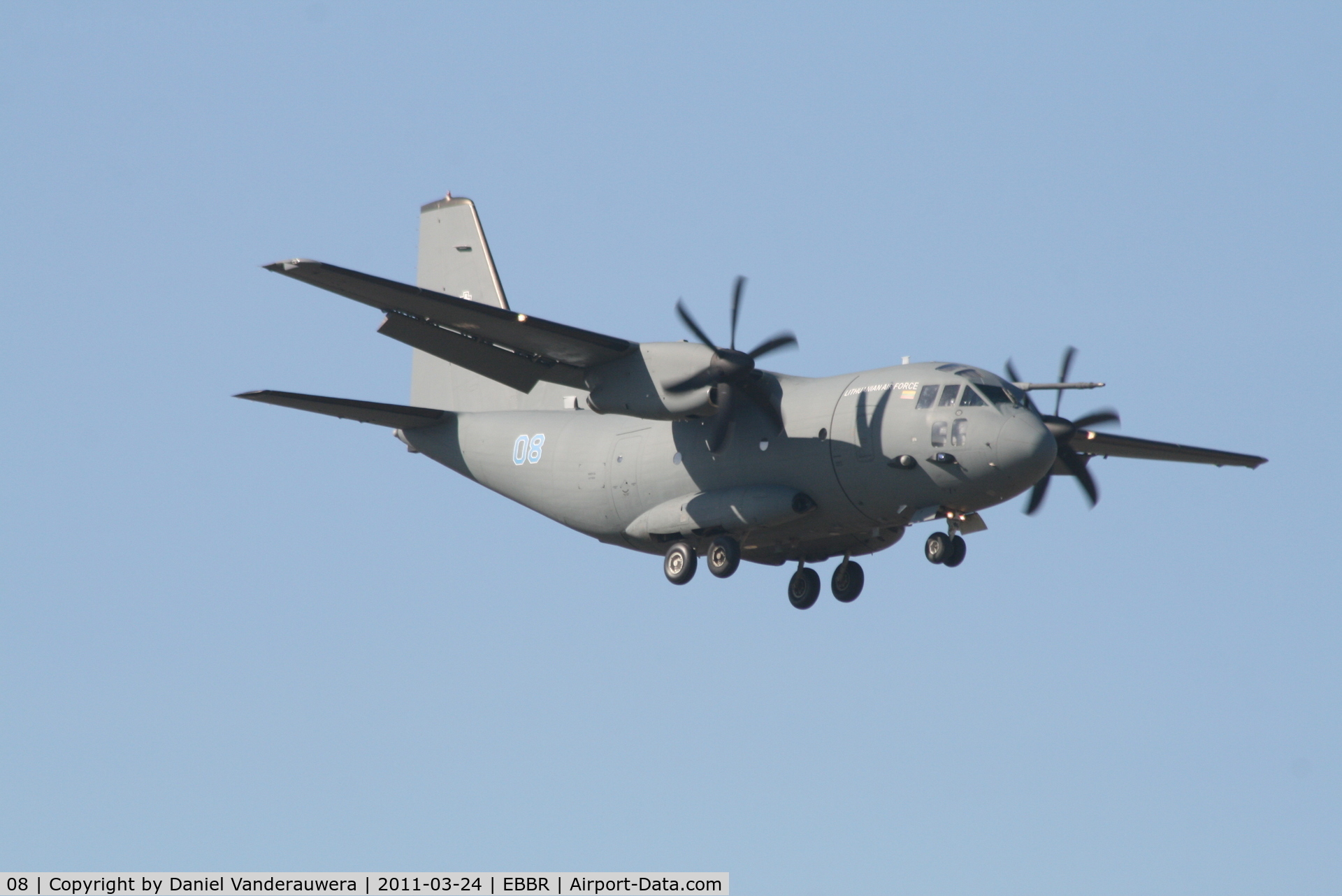 08, Alenia C-27J Spartan C/N 4143, Arrival to RWY 02