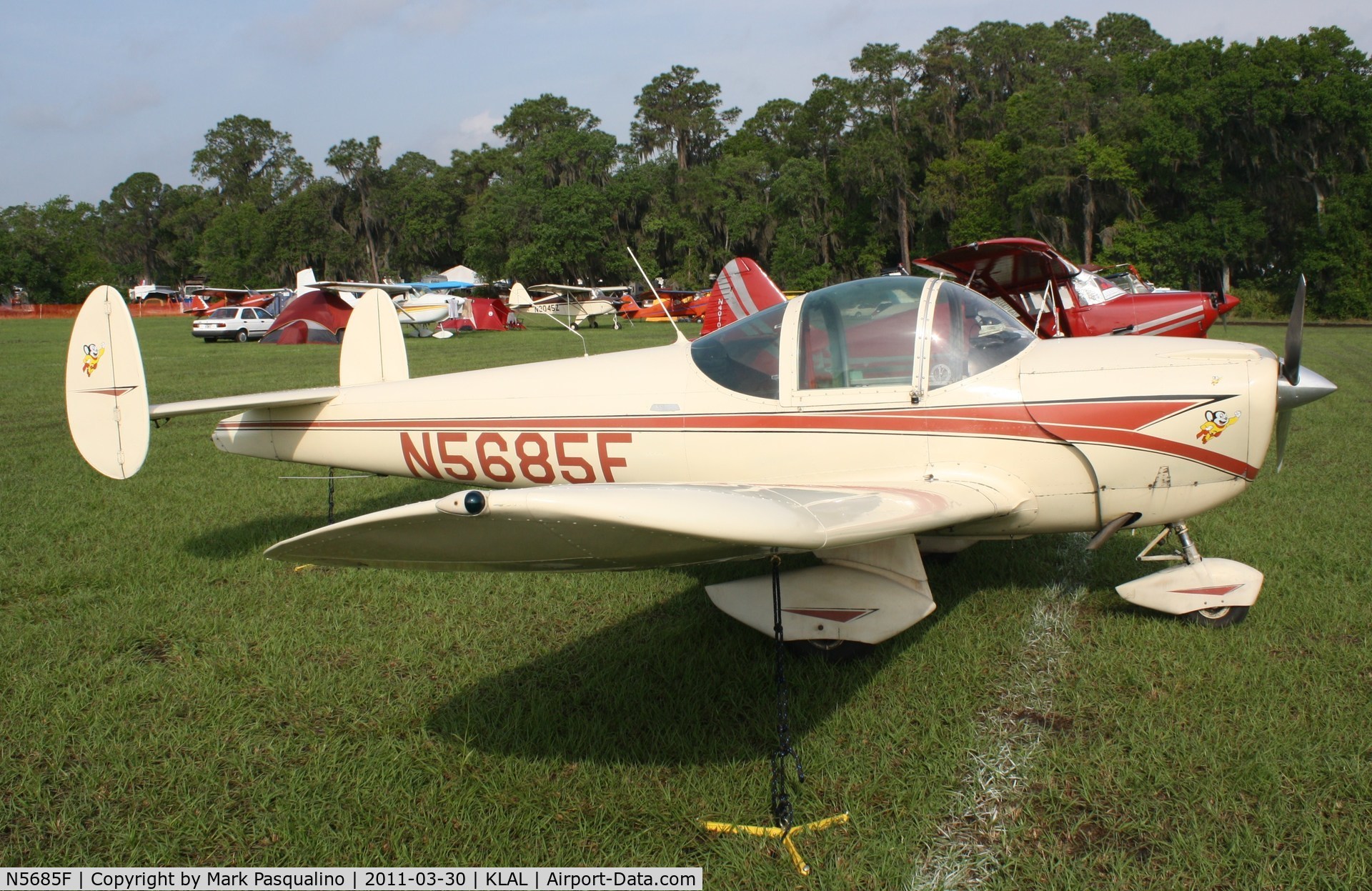 N5685F, 1966 Alon A2 Aircoupe C/N A-185, Alon A2