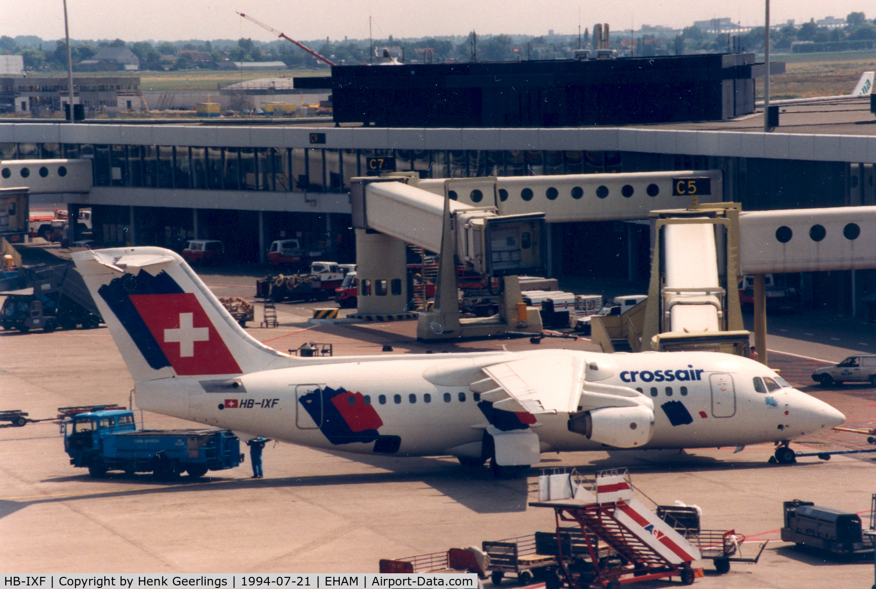 HB-IXF, 1992 British Aerospace BAe.146-200 C/N E2226, Crossair