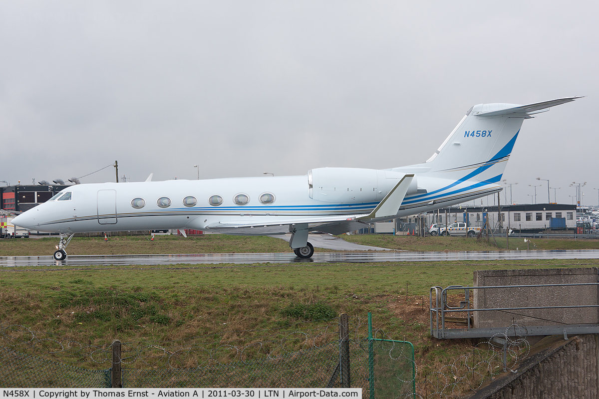 N458X, 2008 Gulfstream Aerospace GIV-X (G450) C/N 4138, N458X