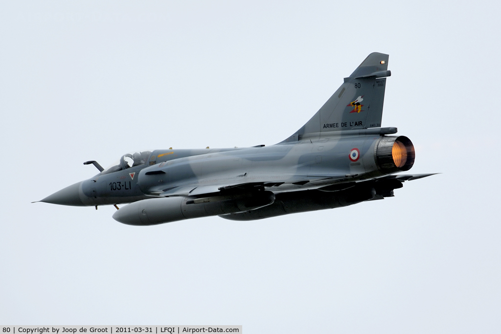 80, Dassault Mirage 2000C C/N 322, EC01.012