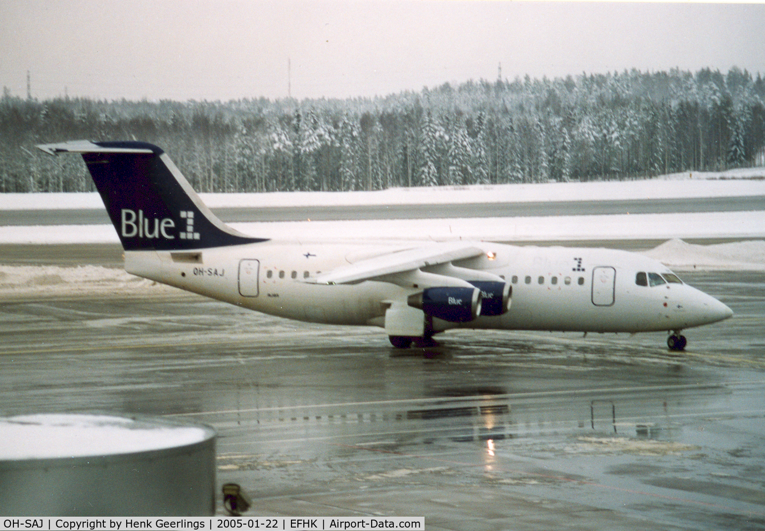 OH-SAJ, 2001 BAE Systems Avro 146-RJ85 C/N E.2388, Blue 1