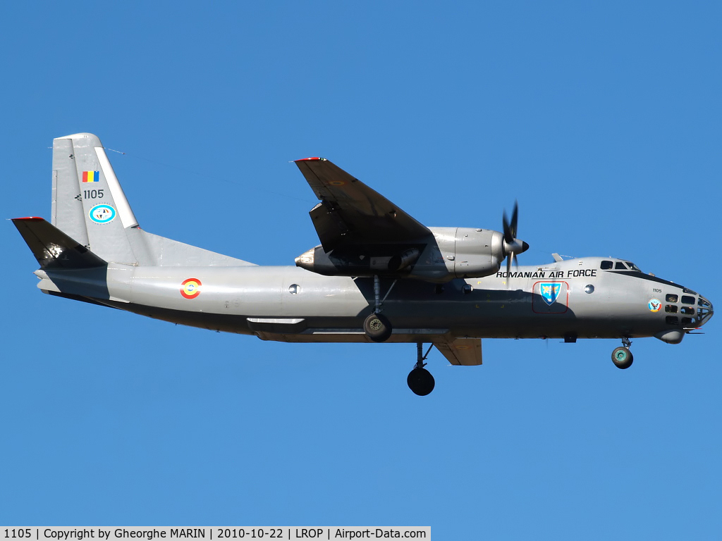 1105, Antonov An-30 C/N 1105, Landing