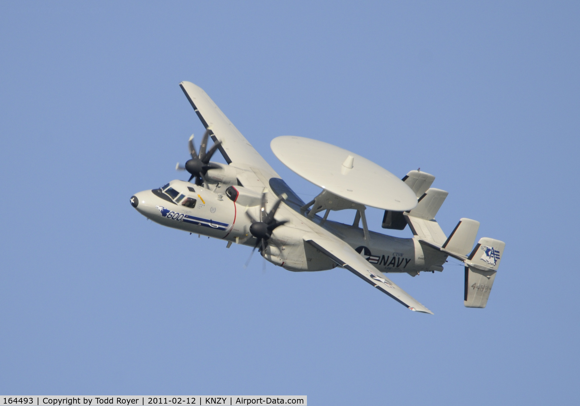 164493, Northrop Grumman E-2C Hawkeye C/N A156, Hawkeye Fly by
