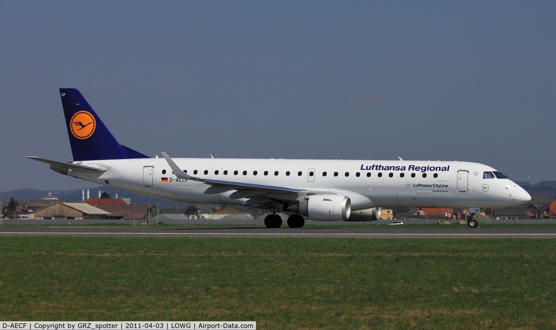 D-AECF, 2010 Embraer 190LR (ERJ-190-100LR) C/N 19000359, ...