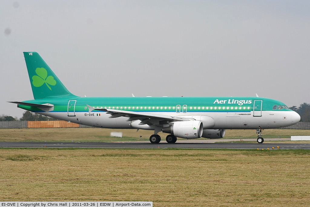 EI-DVE, 2007 Airbus A320-214 C/N 3219, Aer Lingus