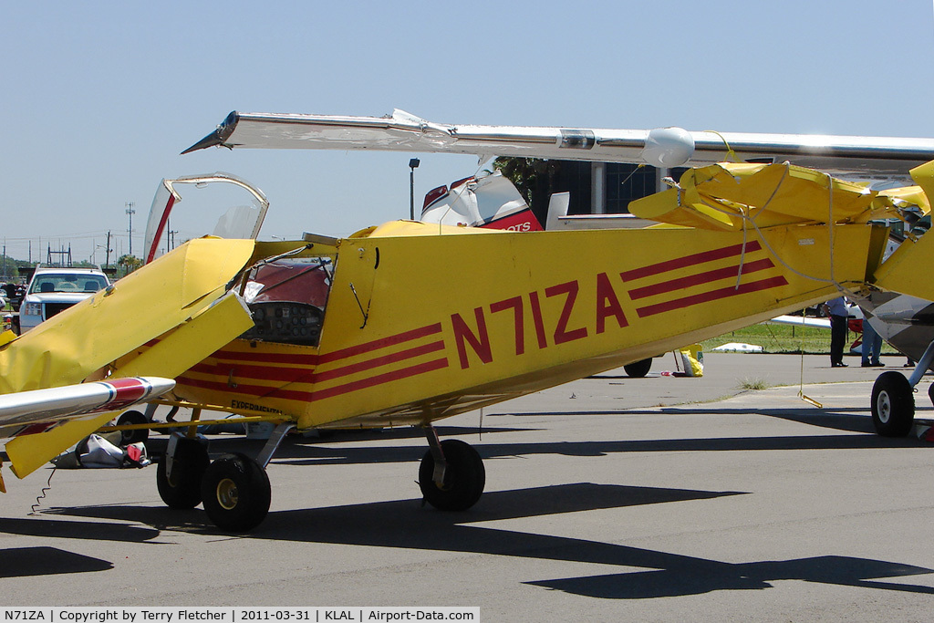 N71ZA, Zenith STOL CH-701 C/N 7-7186, Nelson Burl ZENITH 701, c/n: 7-7186 on the wrong end of storm damage at 2011 Sun n Fun