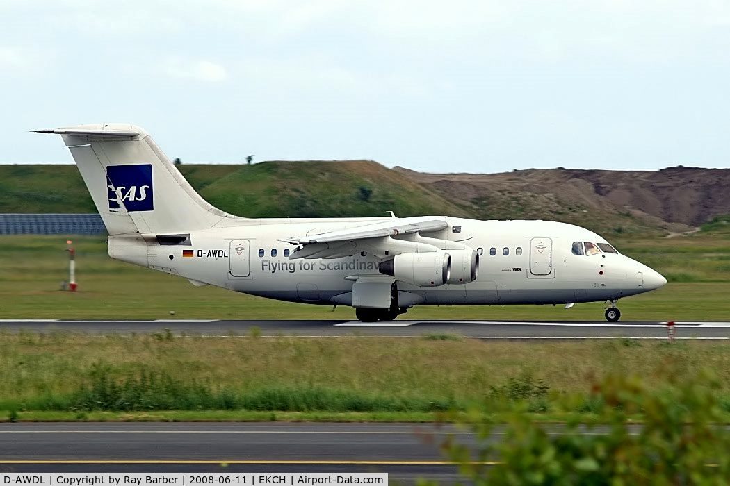 D-AWDL, 1983 British Aerospace BAe.146-100 C/N E1011, BAe 146-100RJ [E1011] (WDL) Copenhagen-Kastrup~OY 11/06/2008