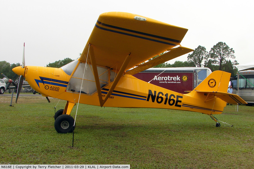 N616E, 2008 Aeropro Eurofox LSA 2K C/N 26508, Displayed in 2011 Sun ' n ' Fun Static