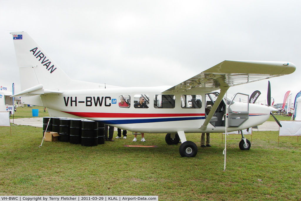 VH-BWC, Gippsland GA-8 Airvan C/N GA8-10-156, 2011 Sun n Fun Static Display