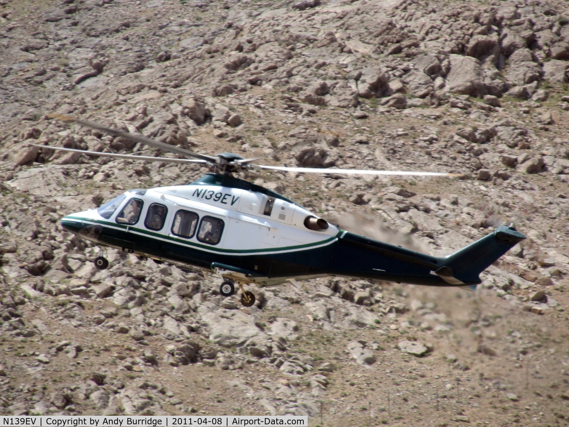 N139EV, 2005 Agusta AB139 C/N 31006, On final approach to Forward Oerating Base Mirwais in central Afghanistan highlands