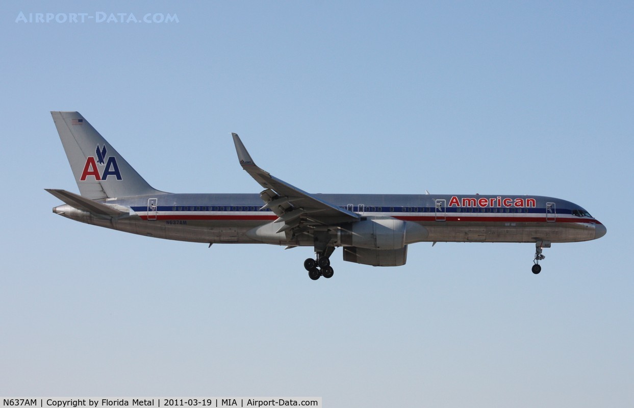 N637AM, 1991 Boeing 757-223 C/N 24595, American 757-200