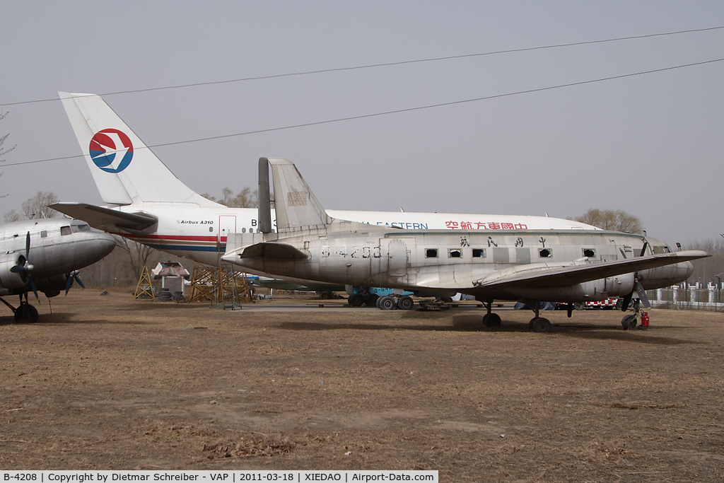 B-4208, Ilyushin Il-14P C/N 6341504, Ilyushin 14 China Civil Aviation Museum