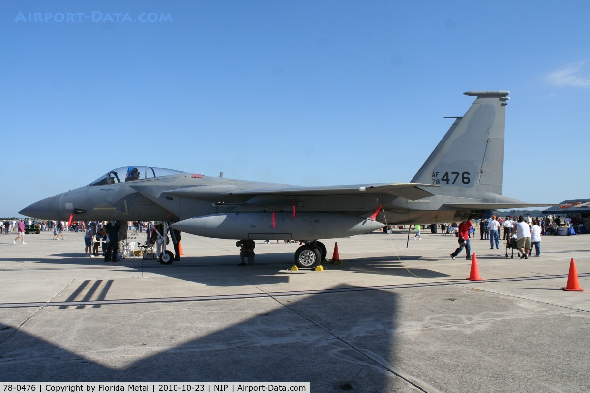 78-0476, McDonnell Douglas F-15C Eagle C/N 0455/C009, F-15C
