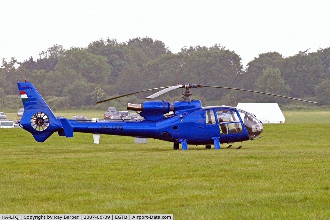 HA-LFQ, 1980 Aerospatiale SA-342L Gazelle C/N 1854, Aerospatiale SA.342L Gazelle [1854] Booker~G 09/06/2007