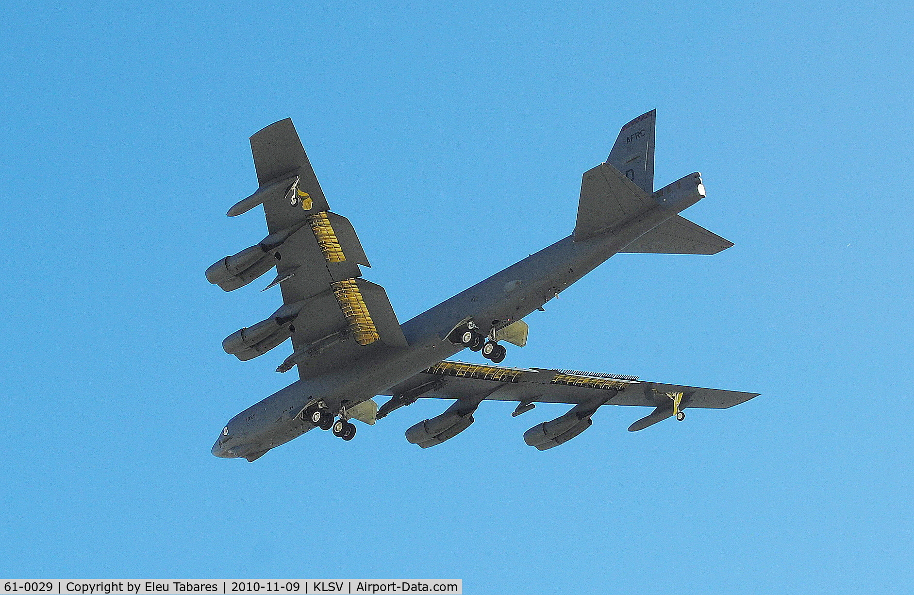 61-0029, 1961 Boeing B-52H Stratofortress C/N 464456, Taken at Nellis Air Force Base, Nevada.