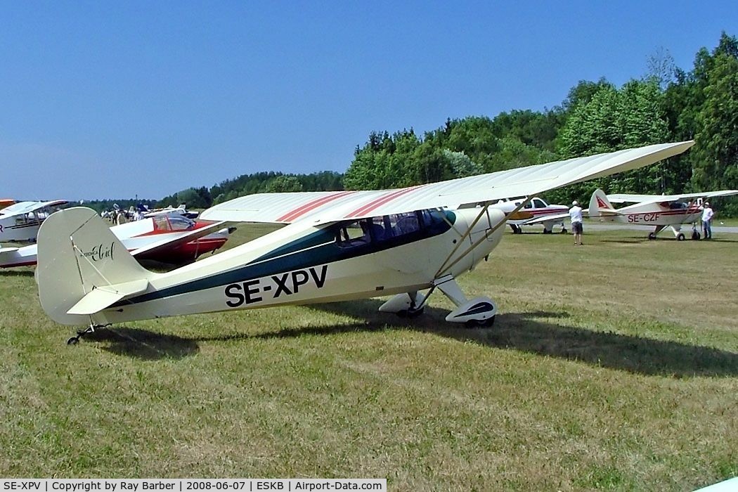 SE-XPV, 1947 Aeronca 11AC Chief C/N 11AC-1773, Aeronca 11AC Chief [11AC-1773] Stockholm-Barkarby~SE 07/06/2008