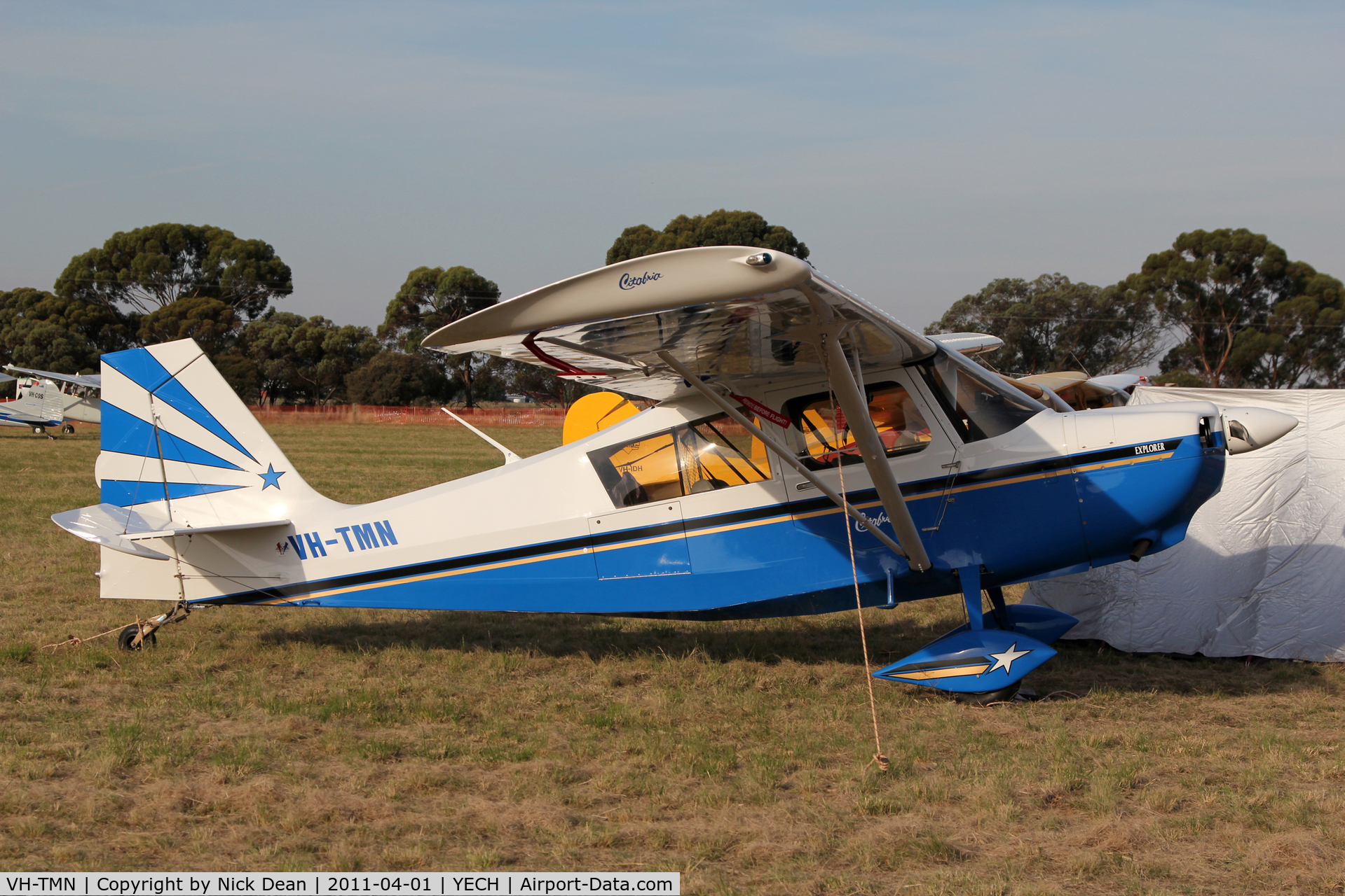 VH-TMN, 2005 Champion 7GCBC C/N 1395-2005, YECH AAAA National fly in 2011