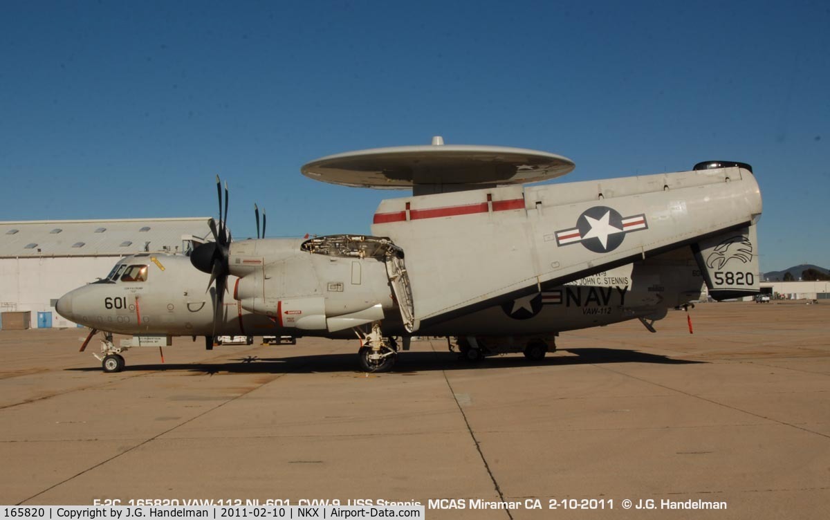 165820, Northrop Grumman E-2C Hawkeye C/N A191, at MCAS Miramar for CONA