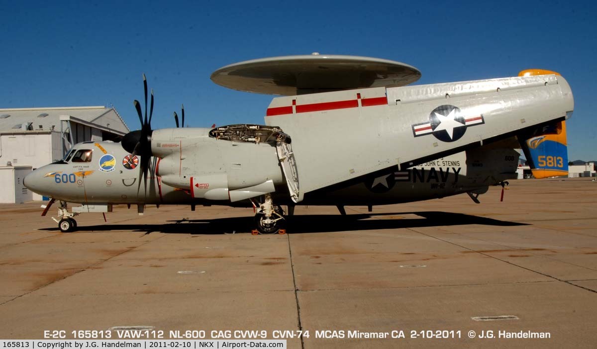 165813, Northrop Grumman E-2C Hawkeye 2000 C/N A184, at MCAS Miramar for CONA