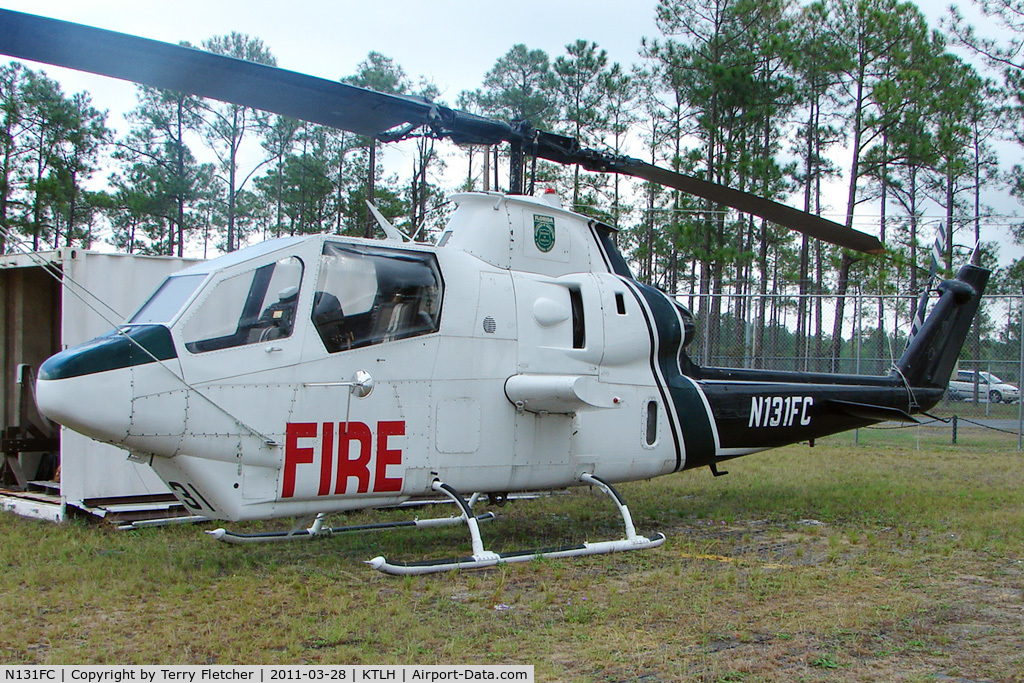 N131FC, Bell AH-1F Cobra C/N 76-22570, Forestry Commision lot at Tallahassee Regional