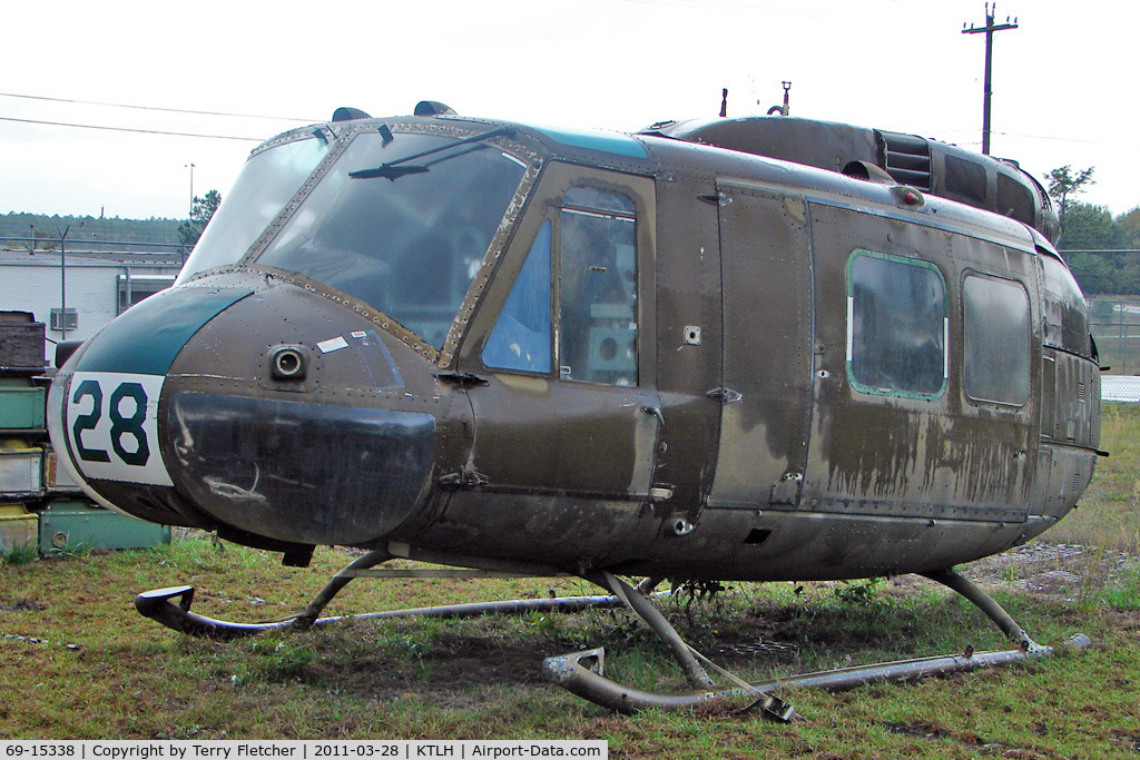 69-15338, Bell UH-1H Iroquois C/N 11626, Forestry Commision lot at Tallahassee Regional