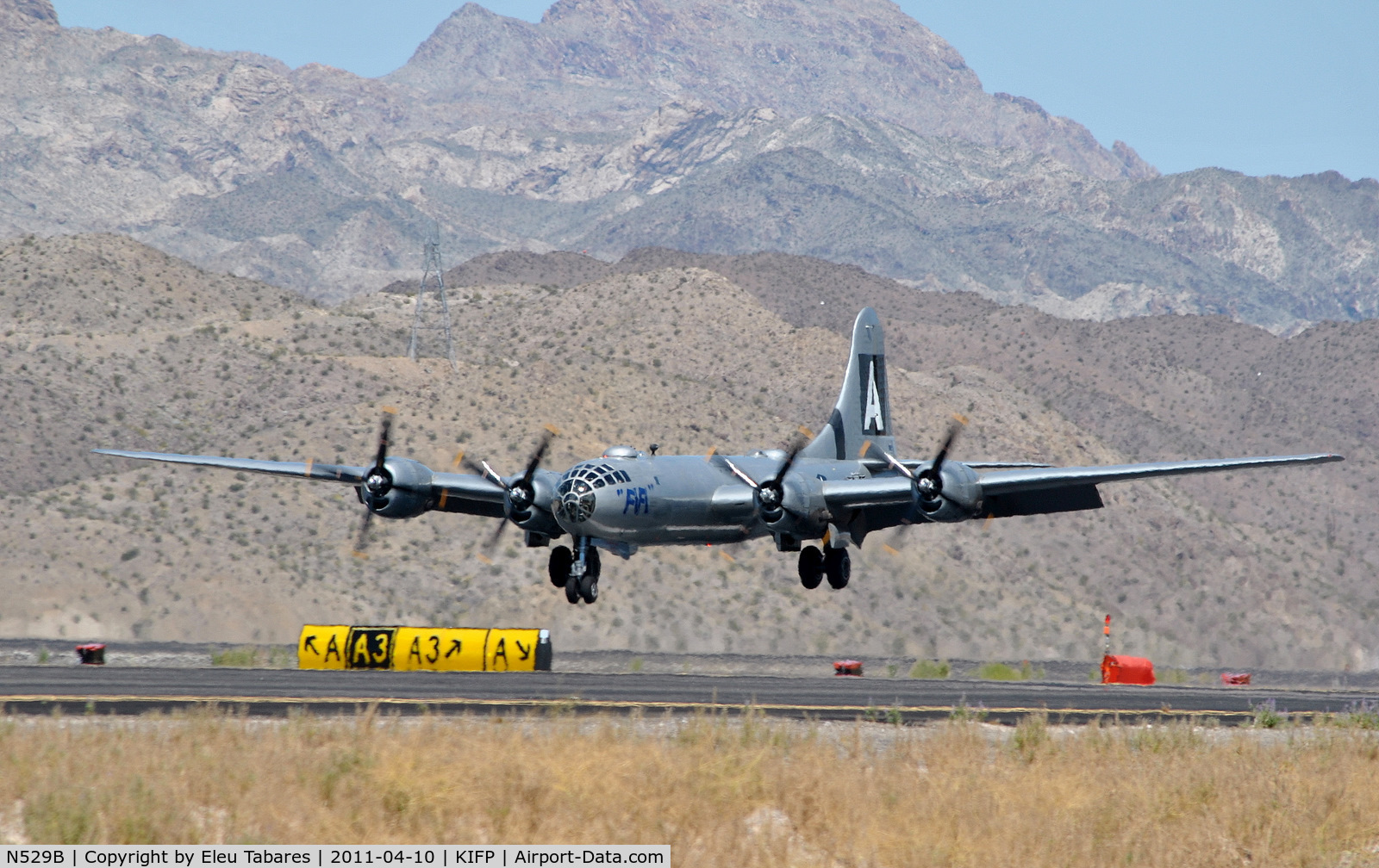 N529B, 1944 Boeing B-29A-60-BN Superfortress C/N 11547, Taken during the Legends Over The Colorado Fly-In in Bullhead City, Arizona.