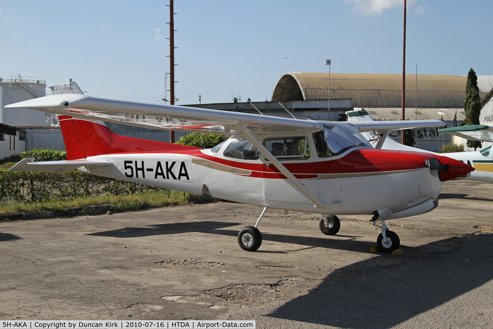 5H-AKA, 1981 Cessna 172RG Cutlass RG C/N 172RG0820, Ramp shot at Dar Es SAlaam