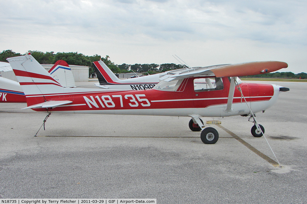 N18735, 1972 Cessna 150L C/N 15074073, 1972 Cessna 150L, c/n: 15074073
