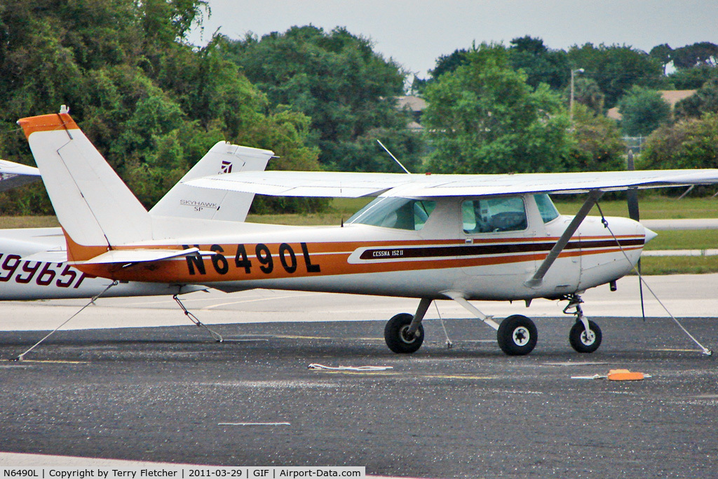N6490L, Cessna 152 C/N 15284417, Cessna 152, c/n: 15284417