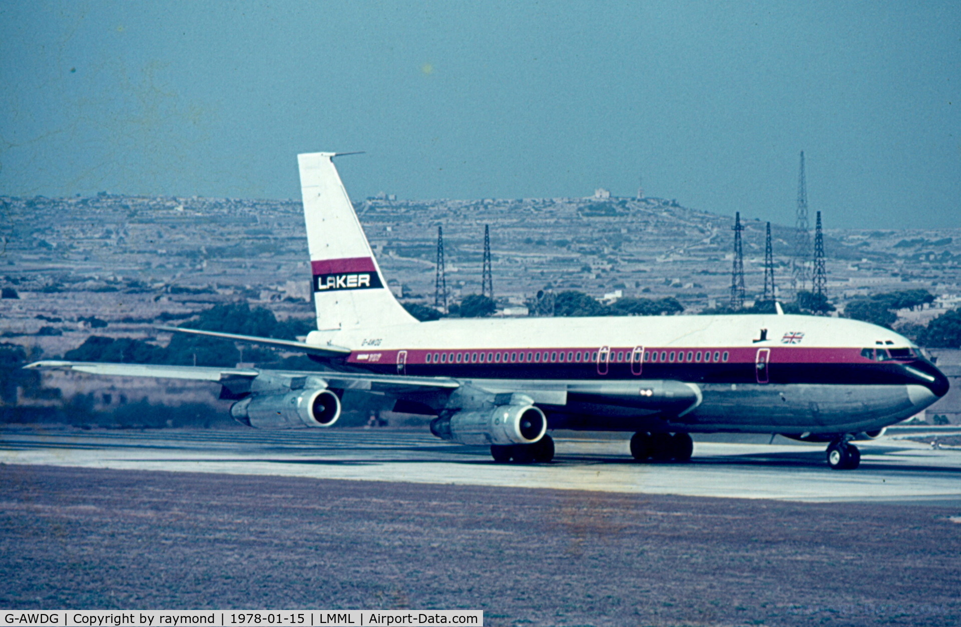 G-AWDG, 1959 Boeing 707-138B C/N 17702, B707 G-AWDG Laker Airways