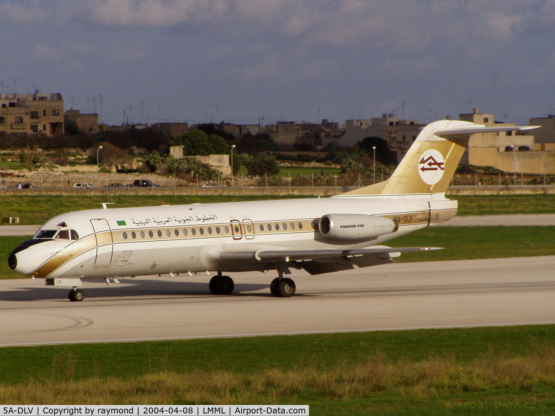 5A-DLV, 1983 Fokker F-28-4000 Fellowship C/N 11200, F28 5A-DLV Libyan Arab Airlines