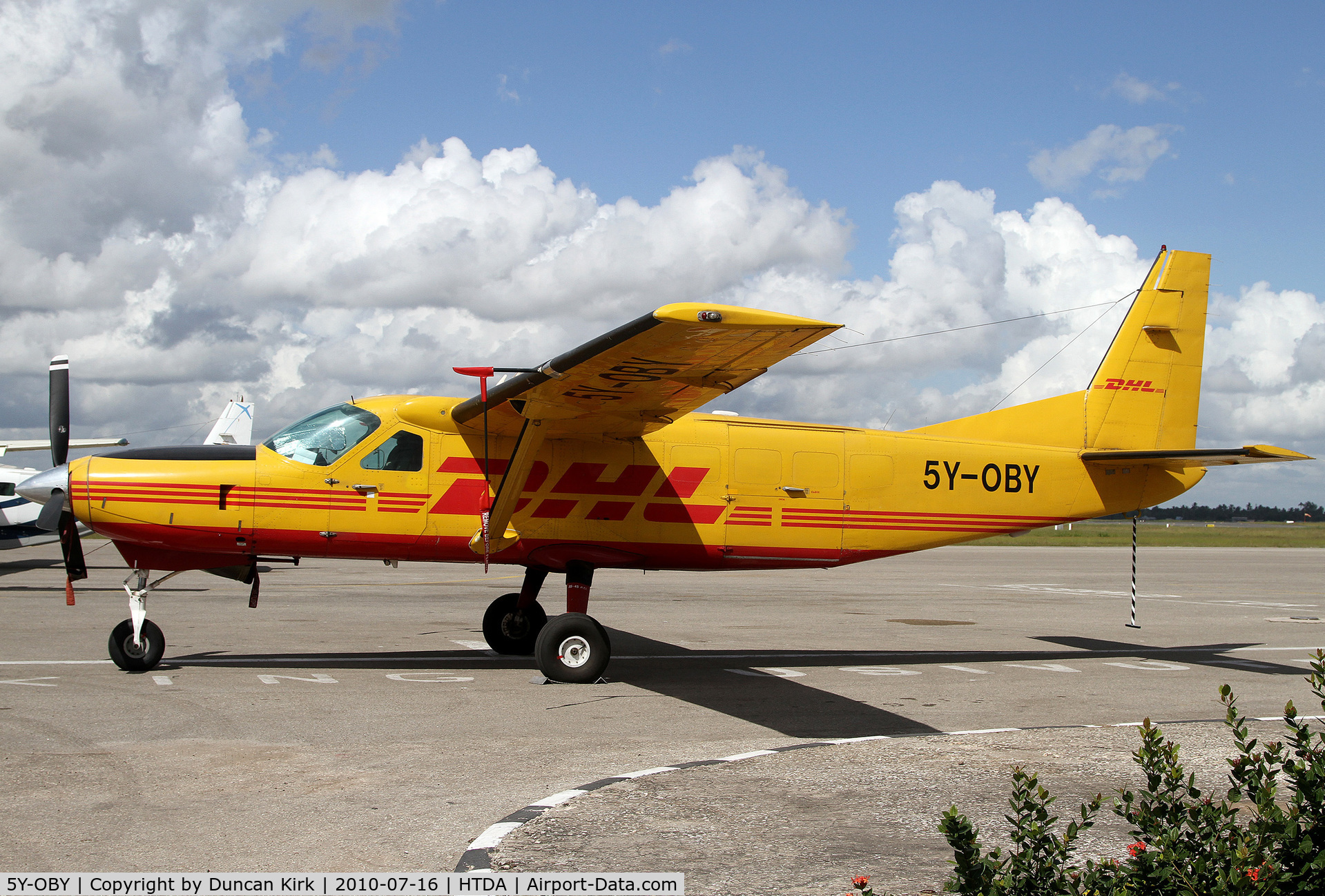 5Y-OBY, Cessna 208B Caravan 1 C/N 208B0345, This Caravan flies Dar Es Salaam to Nairobi for DHL