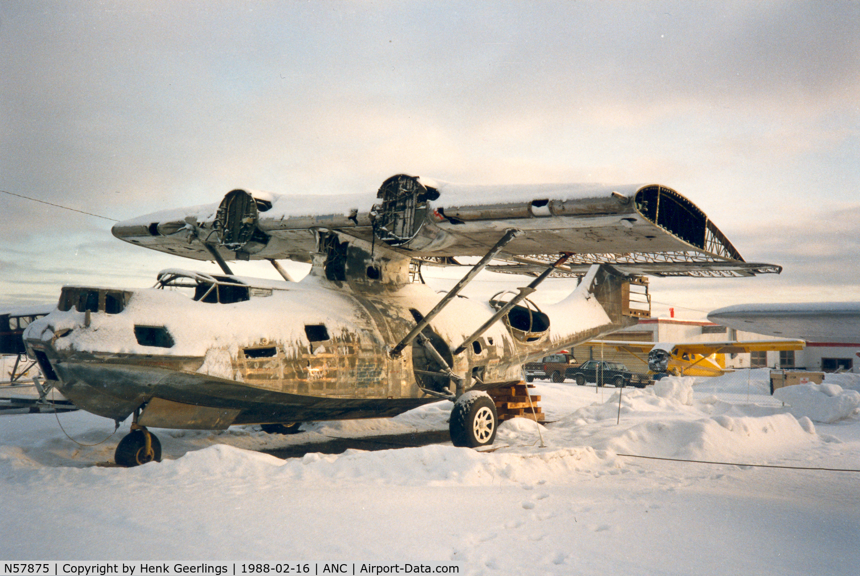N57875, Consolidated Vultee PBY-5A C/N 44-33954, Anchorage 1988