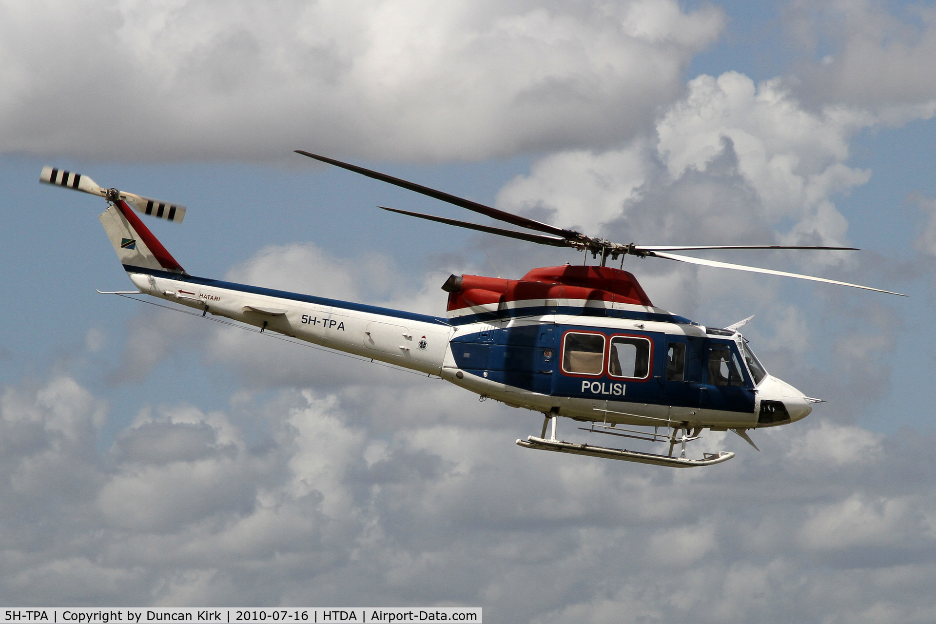 5H-TPA, Bell 412EP C/N 36222, Tanzania Police Air Wing