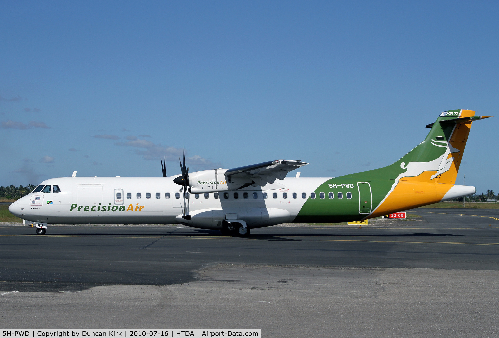 5H-PWD, 2009 ATR 72-212A C/N 880, Another recent ATR-72 for Precision