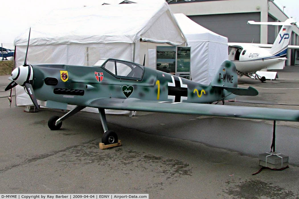 D-MYME, Messerschmitt Me-109R Replica C/N 03, Peak Messerschmitt Bf-109R [03] Friedrichschafen~D 04/04/2009