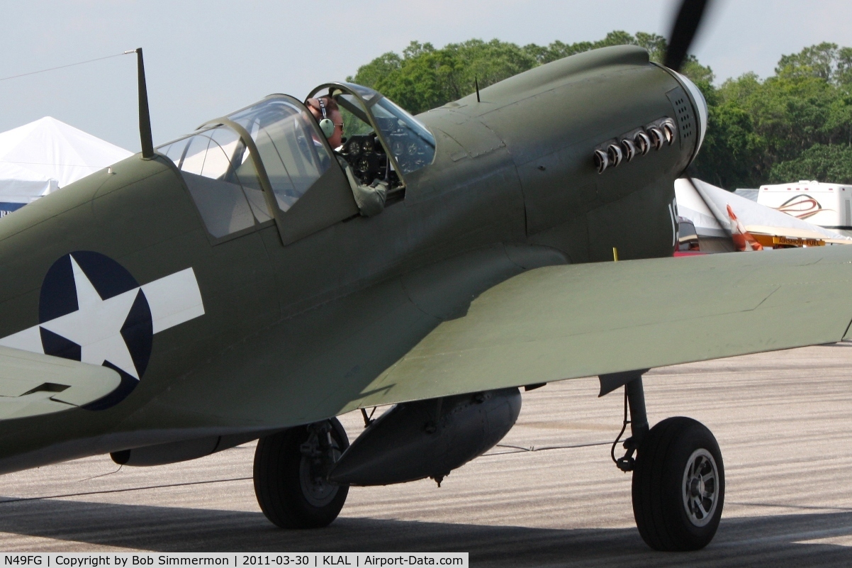 N49FG, 1943 Curtiss P-40N Warhawk C/N 29623, Sun N Fun 2011 - Lakeland, FL
