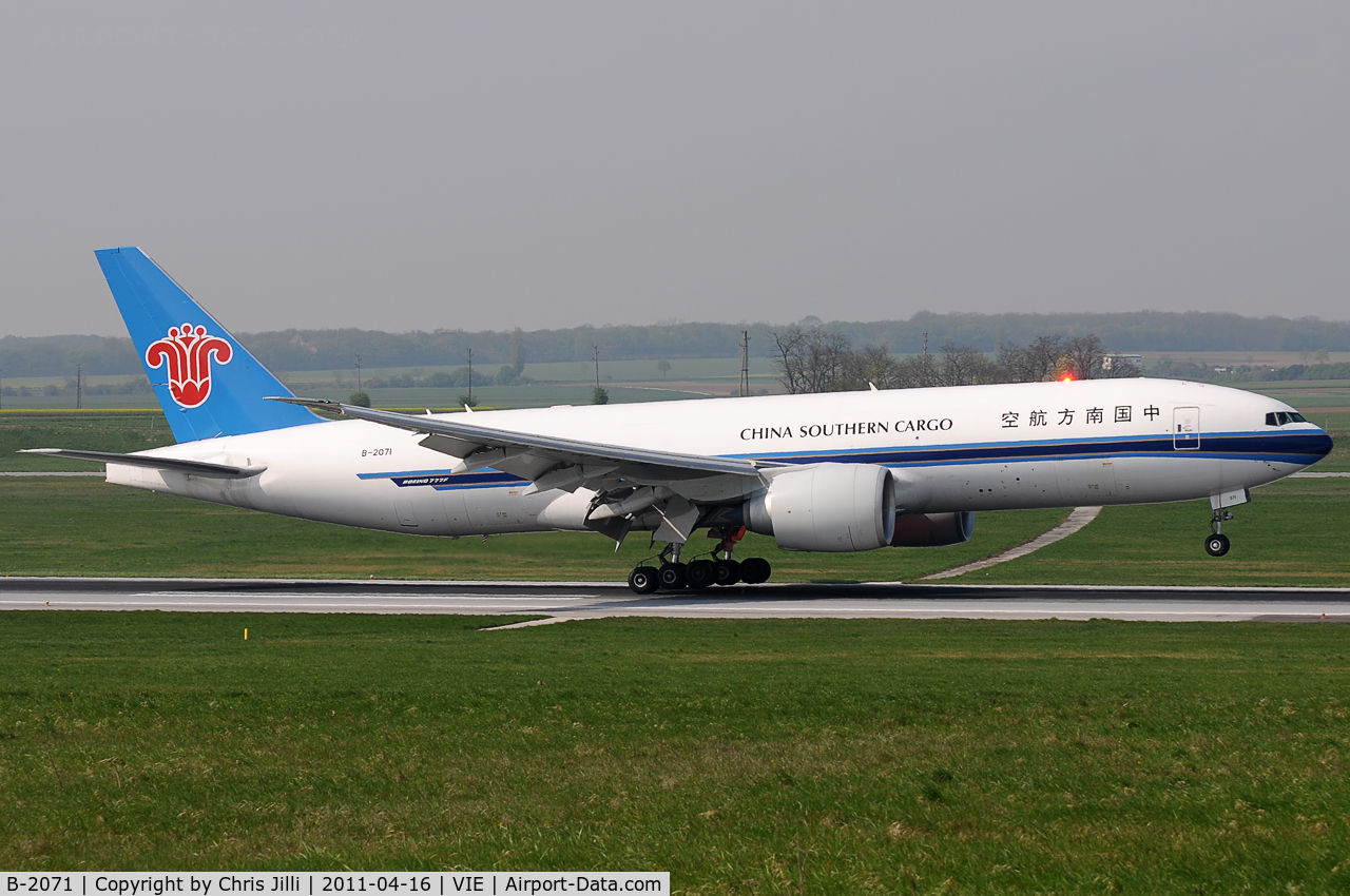 B-2071, 2009 Boeing 777-F1B C/N 37309, China Southern Cargo