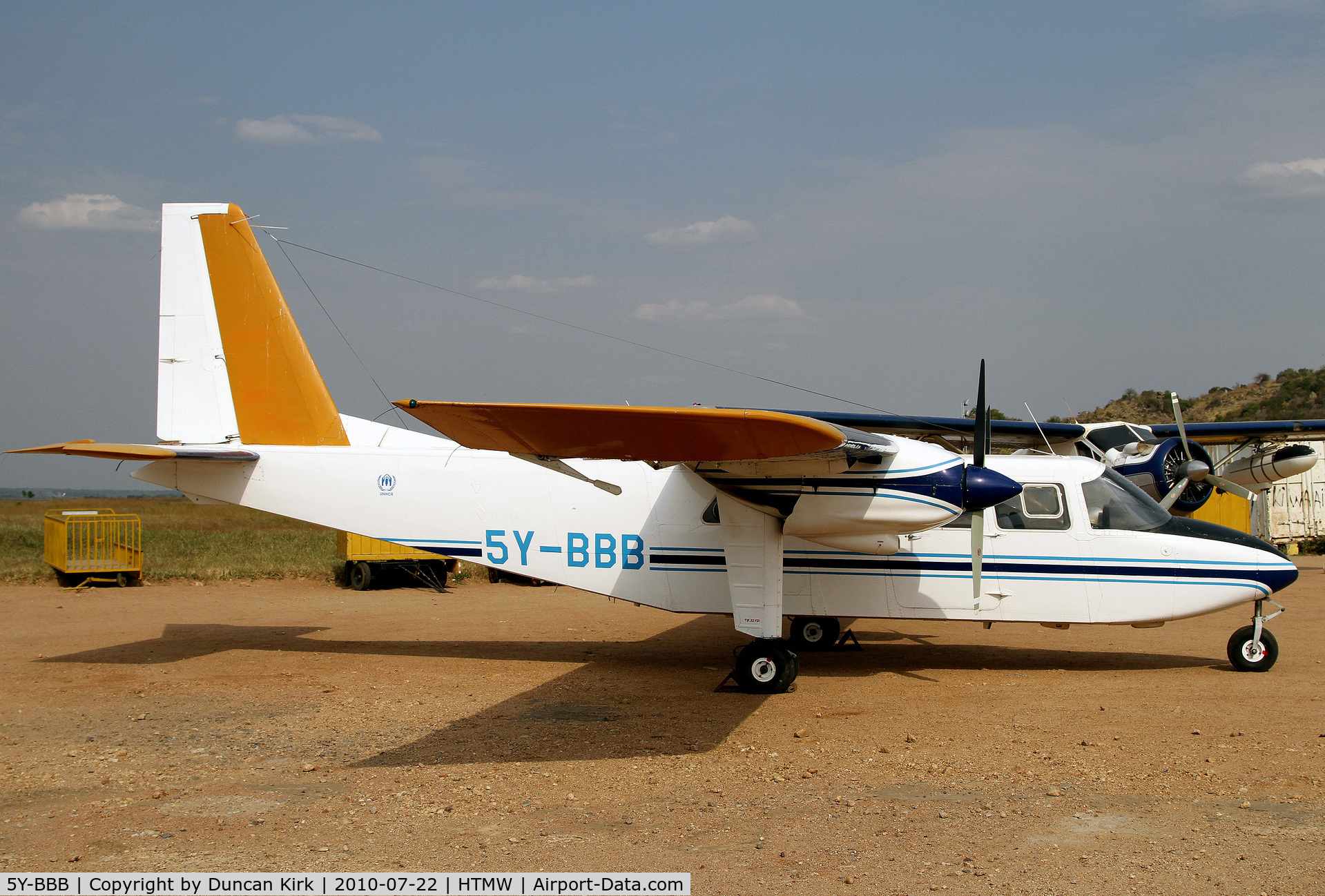 5Y-BBB, Britten-Norman BN-2A-21 Islander C/N 809, UNHCR Islander